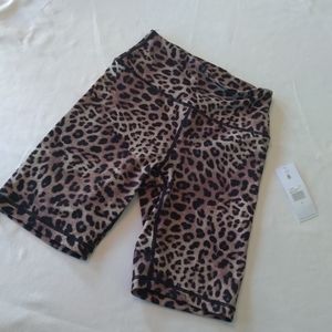 SPIRITUAL GANGSTER CHEETAH BIKER SHORTS
